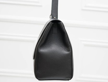 Real leather shoulder bag Glamorous by GLAM - Black -