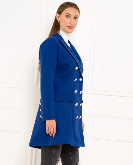 Women's coat CIUSA SEMPLICE - Blue -