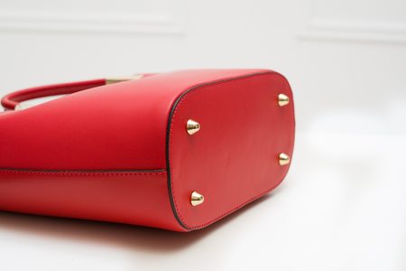 Borsa a mano da donna in pelle Glamorous by GLAM - Rosso -