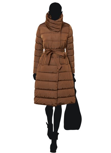 Giacca invernale donna Due Linee - Marrone -