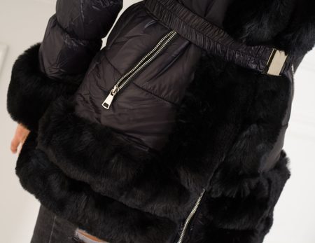Winter jacket Due Linee - Black -