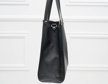 Real leather shoulder bag Glamorous by GLAM - Black -