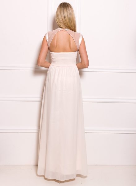 Maxi dress Due Linee - Creme -