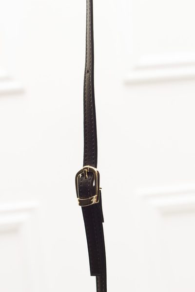 Real leather crossbody bag Glamorous by GLAM - Black -