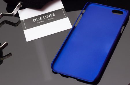 Husă pentru iPhone 6/6S Due Linee - Albastră