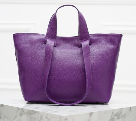 Bolso de hombro de cuero para mujer Glamorous by GLAM - Violeta -