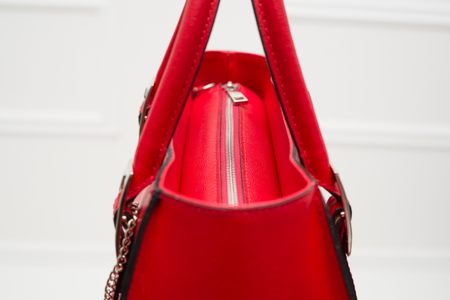 Bolso de cuero de mano para mujer Glamorous by GLAM - Rojo -