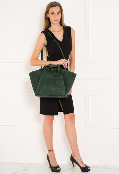 Real leather shoulder bag Glamorous by GLAM - Green -