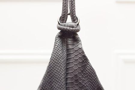 Real leather shoulder bag Glamorous by GLAM - Grey -