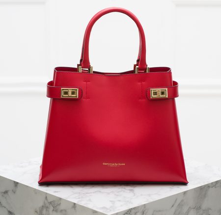 Borsa a mano da donna in pelle Glamorous by GLAM - Rosso -