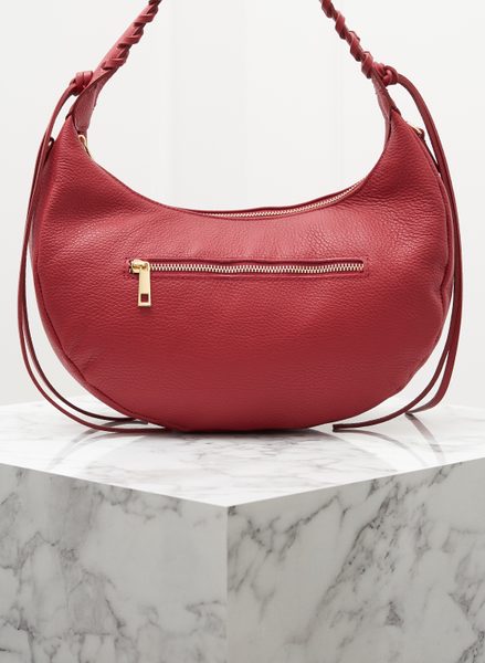 Real leather shoulder bag Glamorous by GLAM - Red -