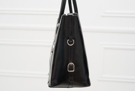 Bolso de cuero de mano para mujer Glamorous by GLAM - Negro -