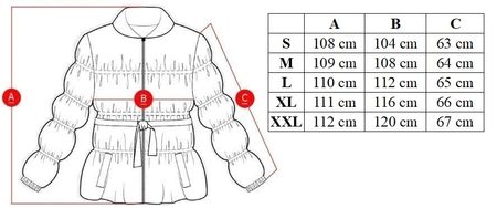Dámska zimná bunda dlhá s pravou líškou a cvoky ružová -