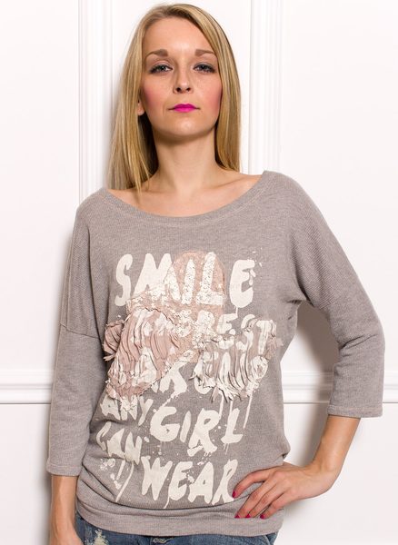 Women's sweater Glamorous by Glam - Grey -