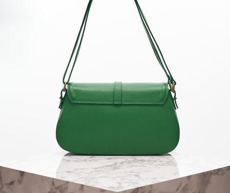 Real leather shoulder bag Glamorous by GLAM - Green -