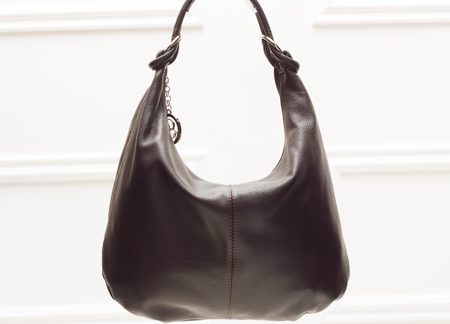 Real leather shoulder bag Glamorous by GLAM - Brown -