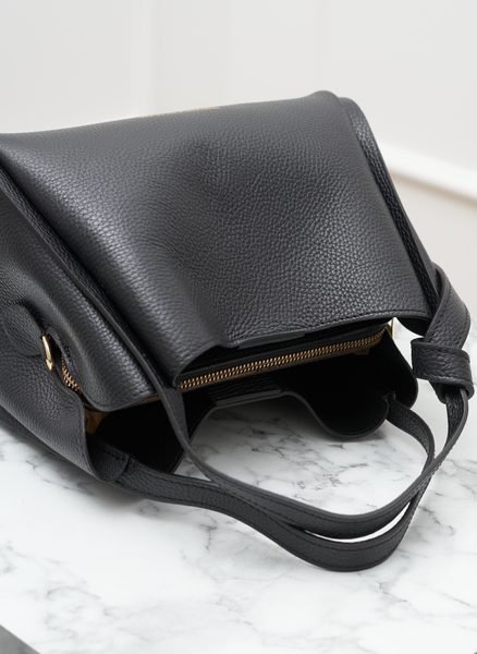 Real leather handbag Glamorous by GLAM - Black -