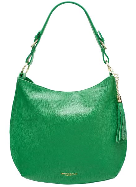 Real leather shoulder bag Glamorous by GLAM - Green -