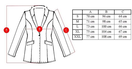 Blazer para hombre - Dorado -
