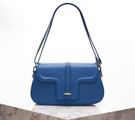 Bolso de hombro de cuero para mujer Glamorous by GLAM - Azul -