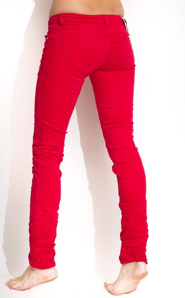 Női farmer Simply CiC - Piros -