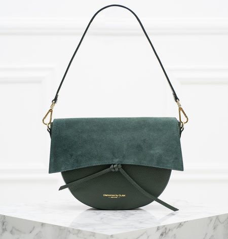 Real leather shoulder bag Glamorous by GLAM - Green -