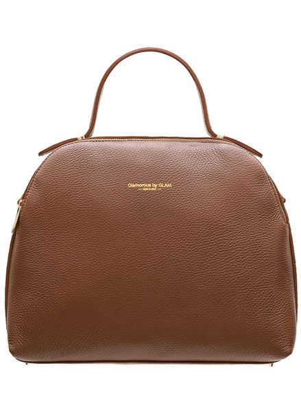 Bolso de cuero de mano para mujer Glamorous by GLAM - Marrón -