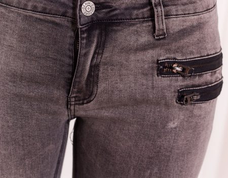 Jeans donna - Grigio -