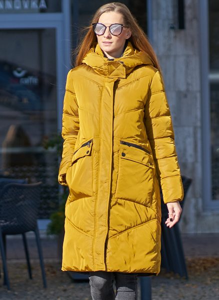 Winter jacket Due Linee - Yellow -