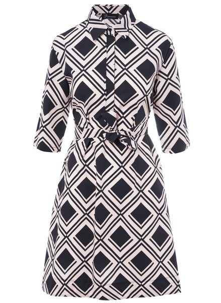 Italian dress Glamorous by Glam - Black-white -