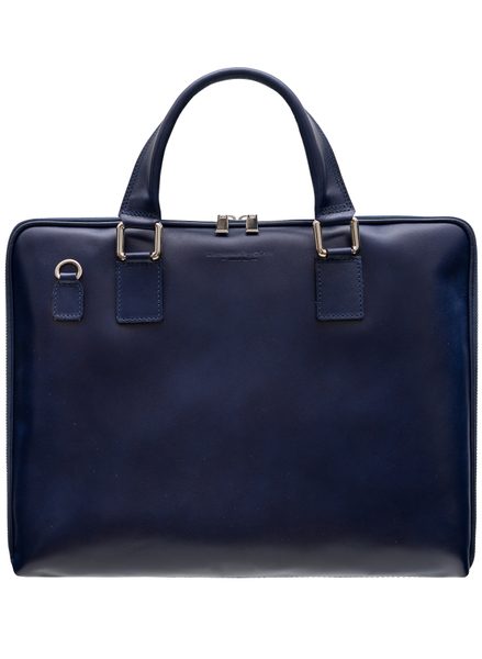 Real leather handbag Glamorous by GLAM - Dark blue -