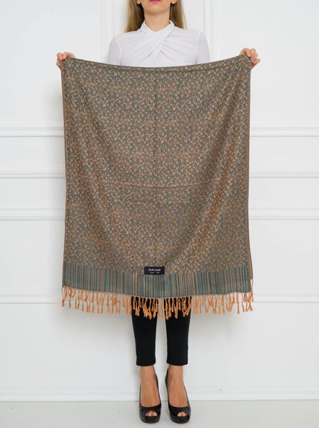 Dámská šála pašmínového typu ALESSIA - zelená -