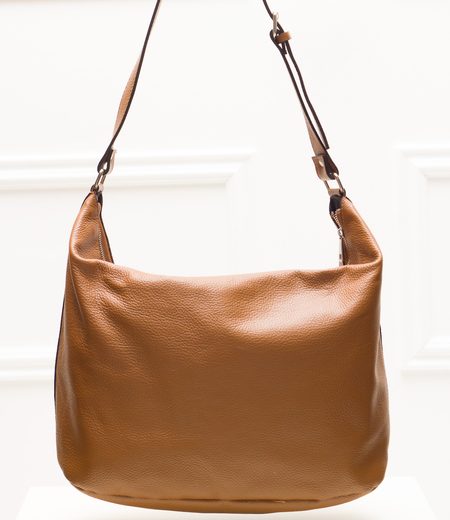 Real leather shoulder bag Glamorous by GLAM - Brown -