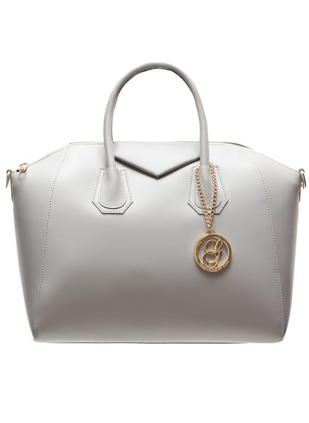 Borsa a mano da donna in pelle Glamorous by GLAM - Grigio -