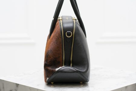 Real leather handbag Glamorous by GLAM - Brown -