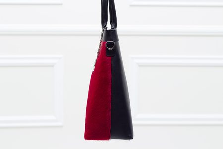 Bolso de cuero de mano para mujer Glamorous by GLAM - Rojo -