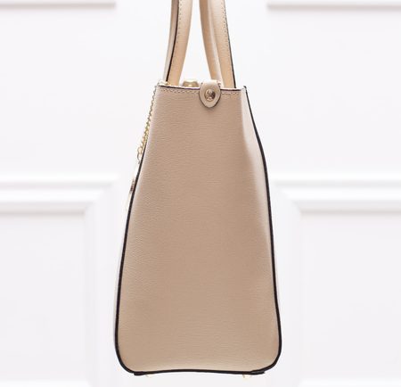 Bolso de cuero de mano para mujer Glamorous by GLAM - Beige -