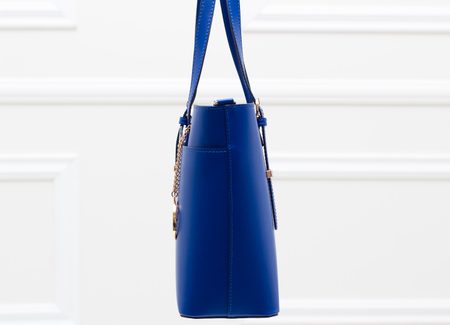 Real leather handbag Glamorous by GLAM - Blue -