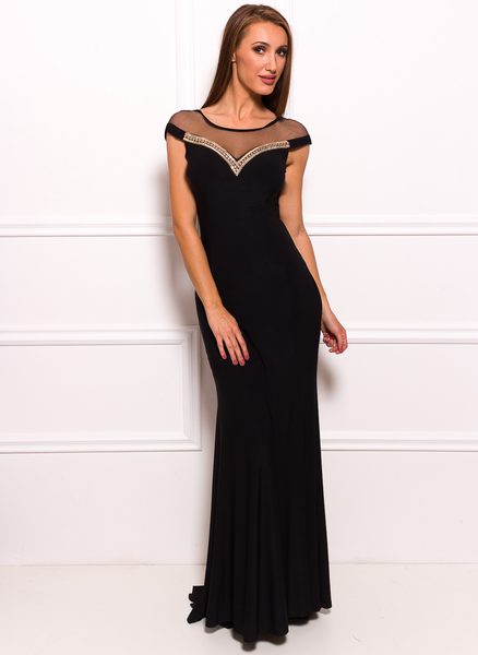 Maxi dress Due Linee - Black -