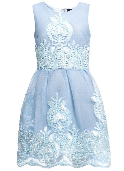 Lace dress Due Linee - Blue -