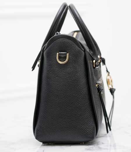 Geantă de mână din piele pentru femei Michael Kors - Neagră -