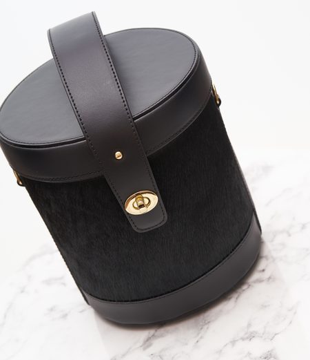 Real leather handbag Glamorous by GLAM - Black -