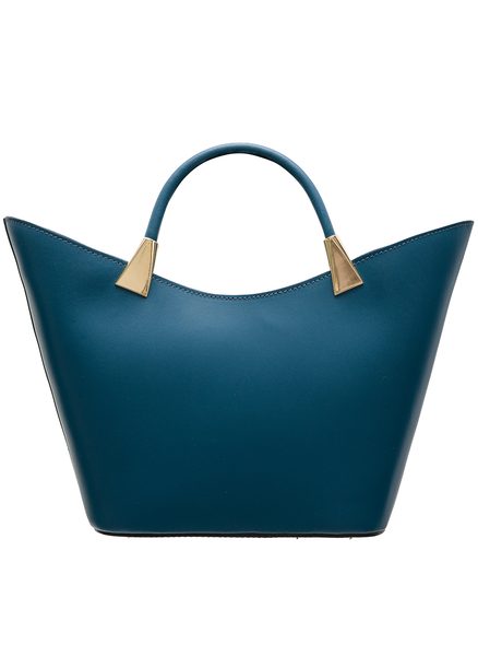 Bolso de cuero de mano para mujer Glamorous by GLAM - Azul -