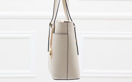 Bolso de cuero de mano para mujer Glamorous by GLAM - Beige -