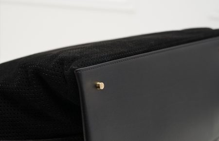 Cavalli Class kabelka kožená čierna