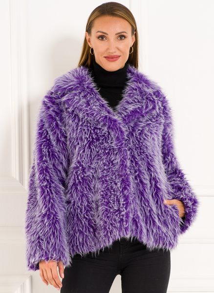 Yetti coat Glamorous by Glam - Violet -