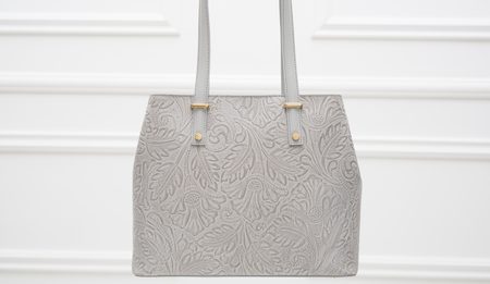 Borsa a spalla da donna in pelle Glamorous by GLAM - Grigio -