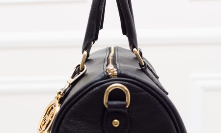 Bolso de cuero de mano para mujer Glamorous by GLAM - Negro -