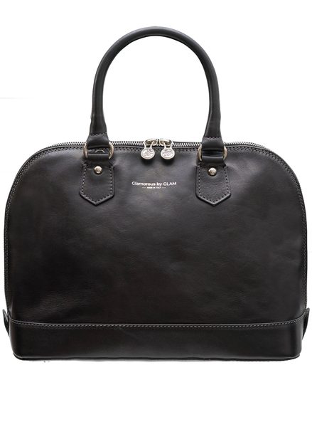 Borsa a mano da donna in pelle Glamorous by GLAM Santa Croce - Nero -