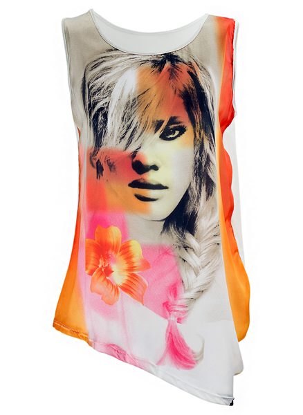 Delší tunika oranžová -